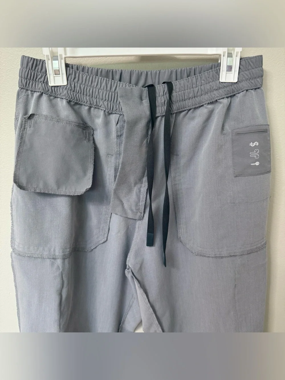 FIGS Technical Collection Mens Large Gray Scrub Set Pants Top Discontinued Rare